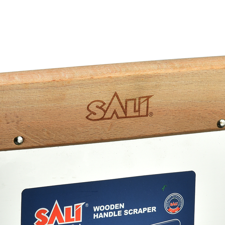 Sali 0.5mm Stainless Steel Wooden Handle Scraper