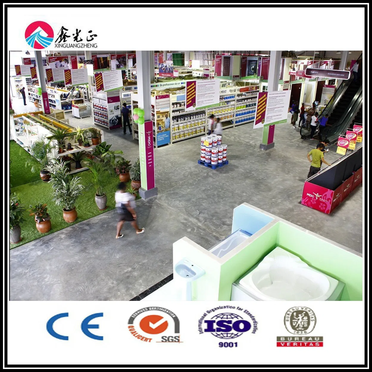 Customized Prefab Steel Shopping Mall From Steel Structure Manufacturer, China