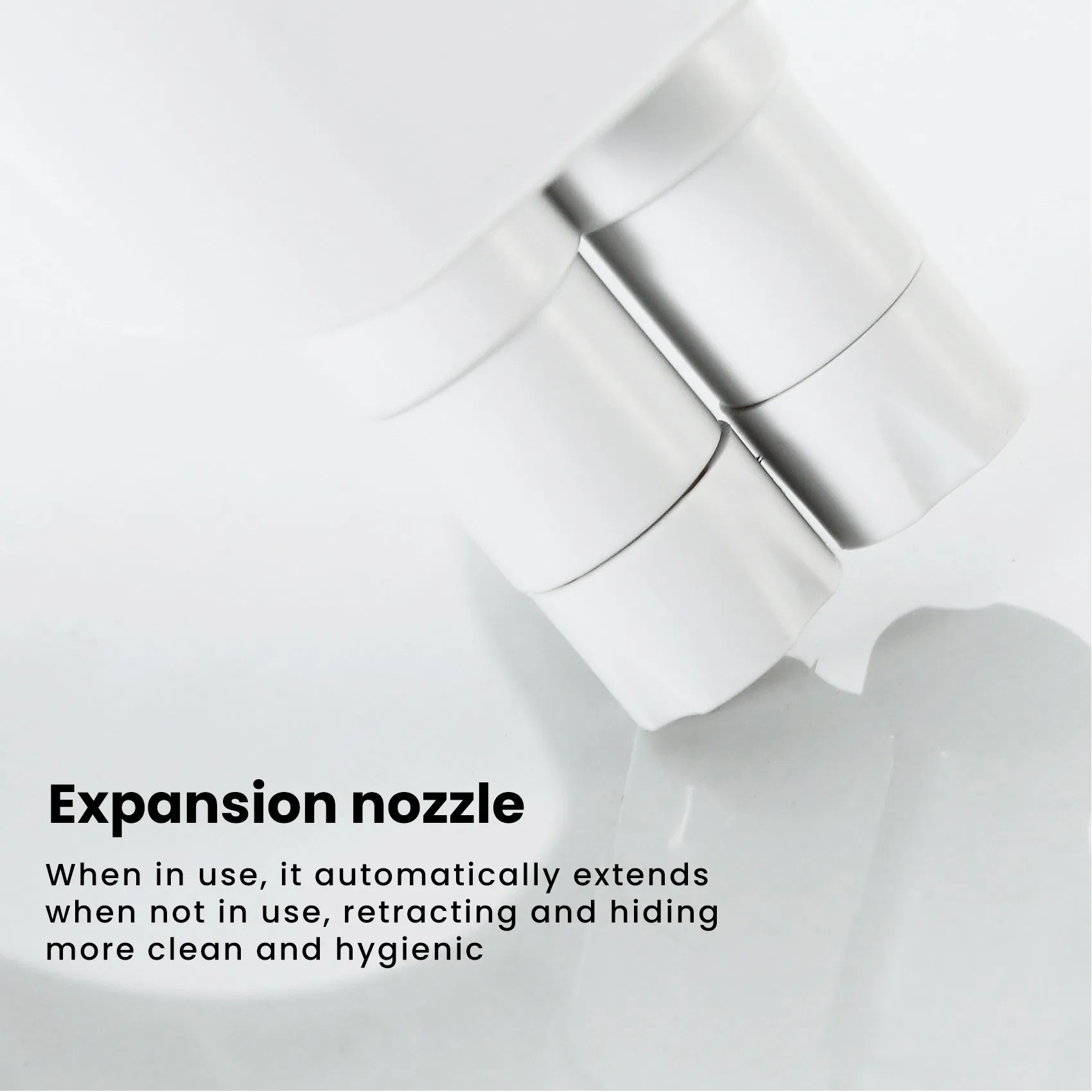 Manual Bidet Toilet Sprayer Seat Self-Clean with Dual Function