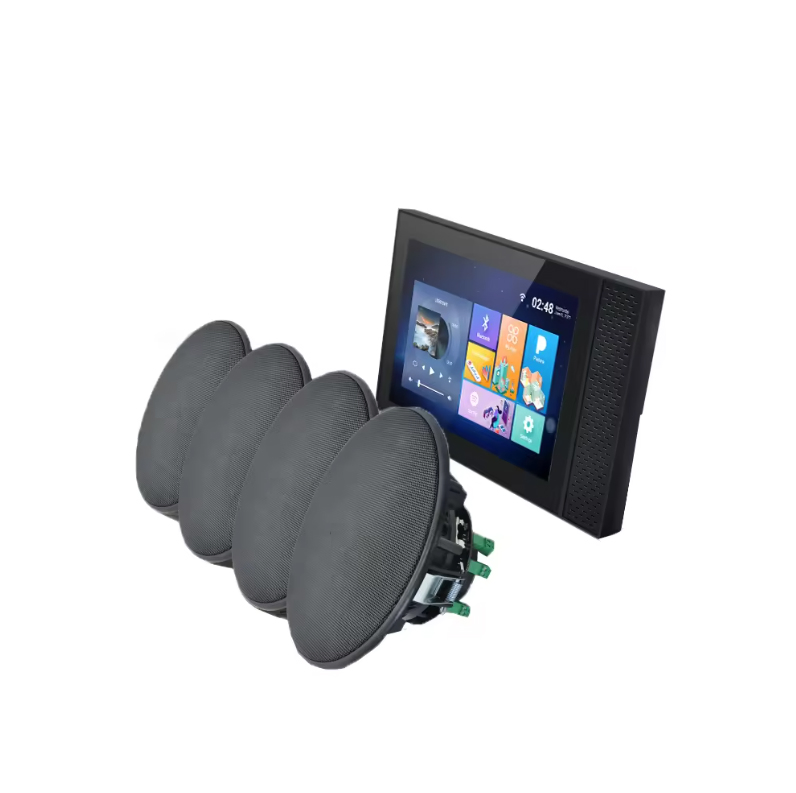 Whole House Intelligent Audio and Video Touch Screen WiFi Music Control Panel Wall Mounted Power Amplifier Without Speaker