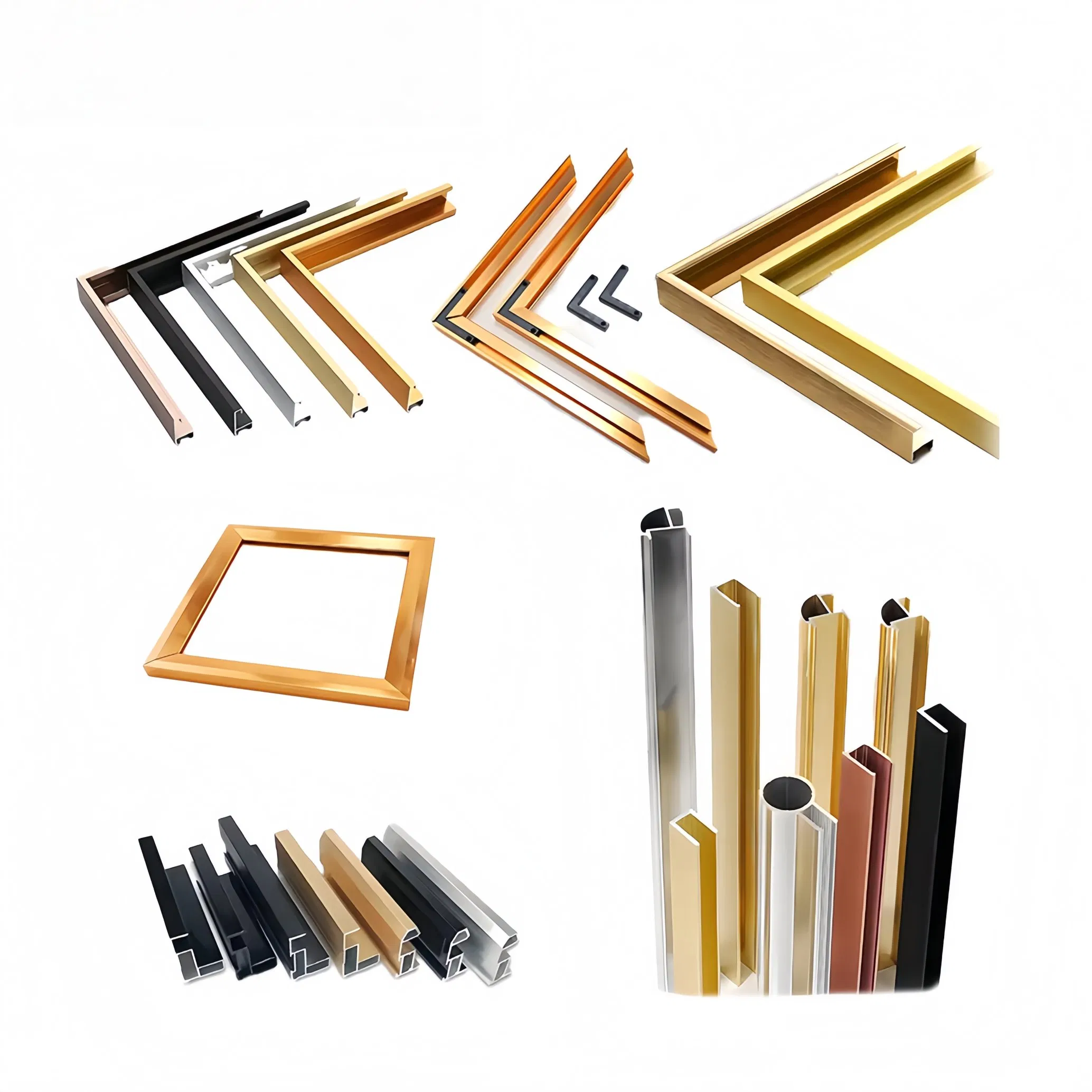 Aluminum Decorative Strips Are Used to Edge The Edges of The Tiles.