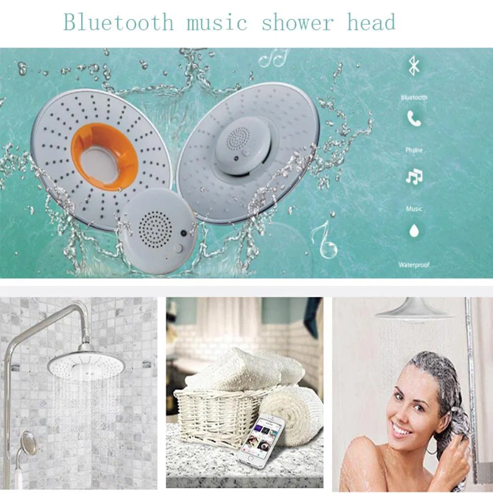 Aquacubic Waterproof Bluetooth Shower Head Speaker The Perfect Adjustable Replacement Shower with Wireless Music