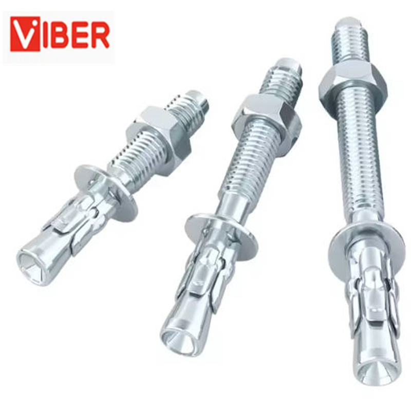 Grade 8.8 Wedge Anchor High Strength M6-M24 Carbon Steel Bolt Explosion Resistant Gecko Expansion for Car Repair Anchors