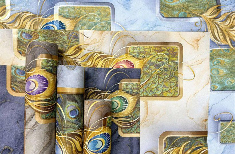 Factory Waterproof Metallic Wall Paper Vinyl Modern Design Luxury 3D Wallpaper