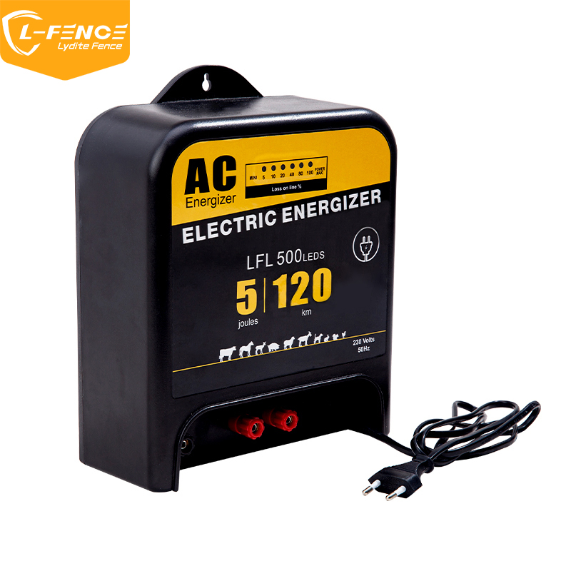 Lydite Electric Farm Fence AC Energizer Electric Portable Farm Controller
