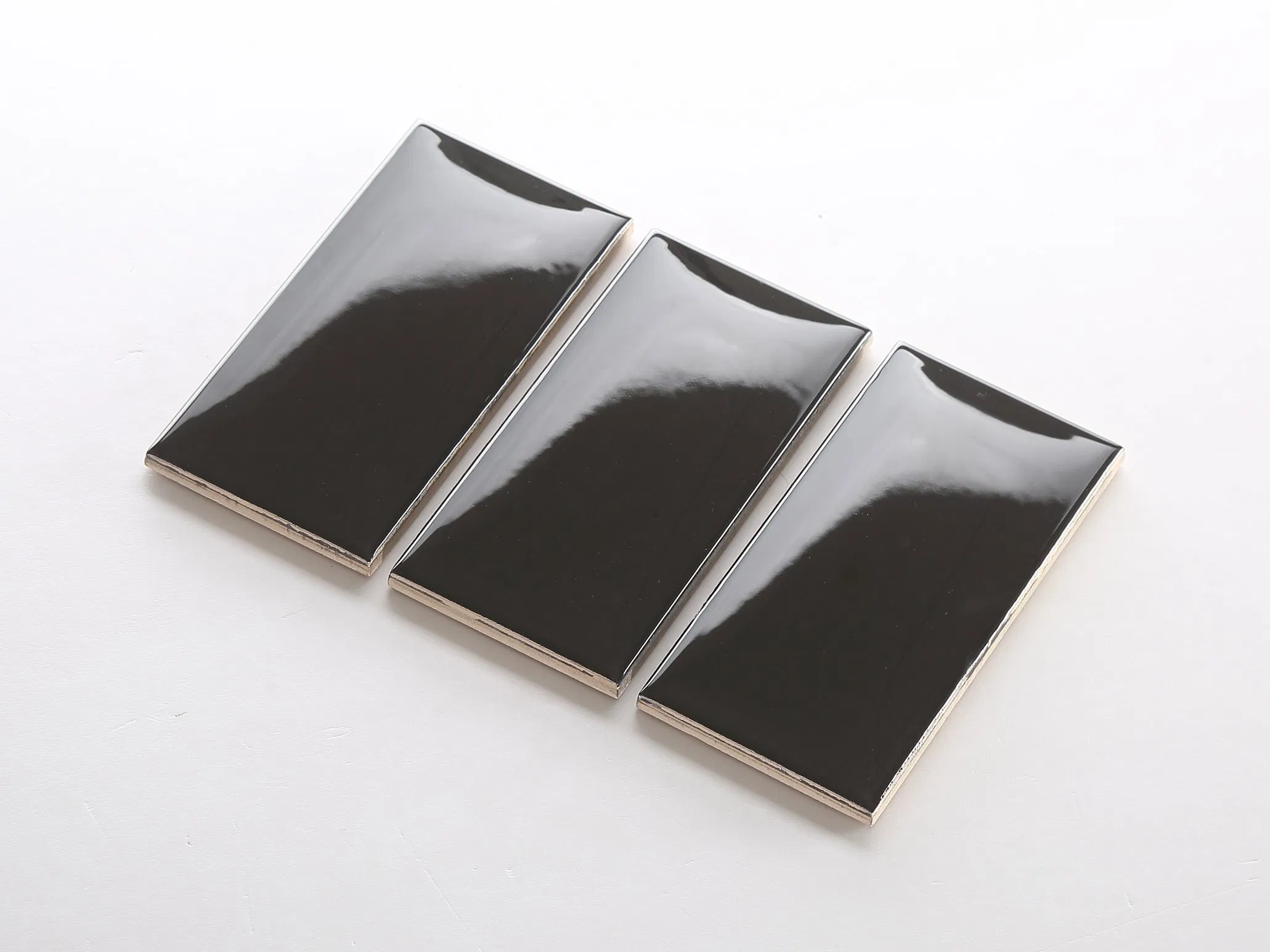 Керамическая плитка Subway Black 75x150 мм