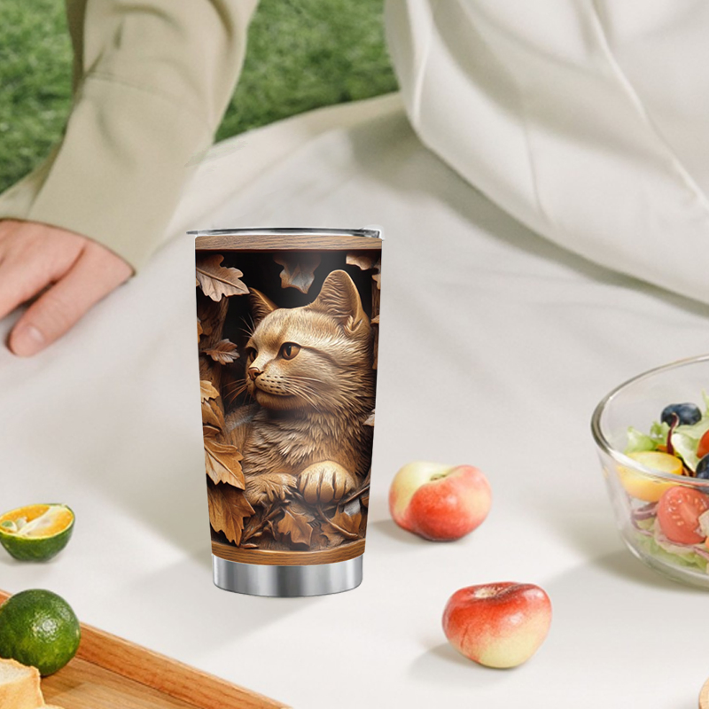 Керамическая кофейная кружка Premium с дизайнерской ручкой