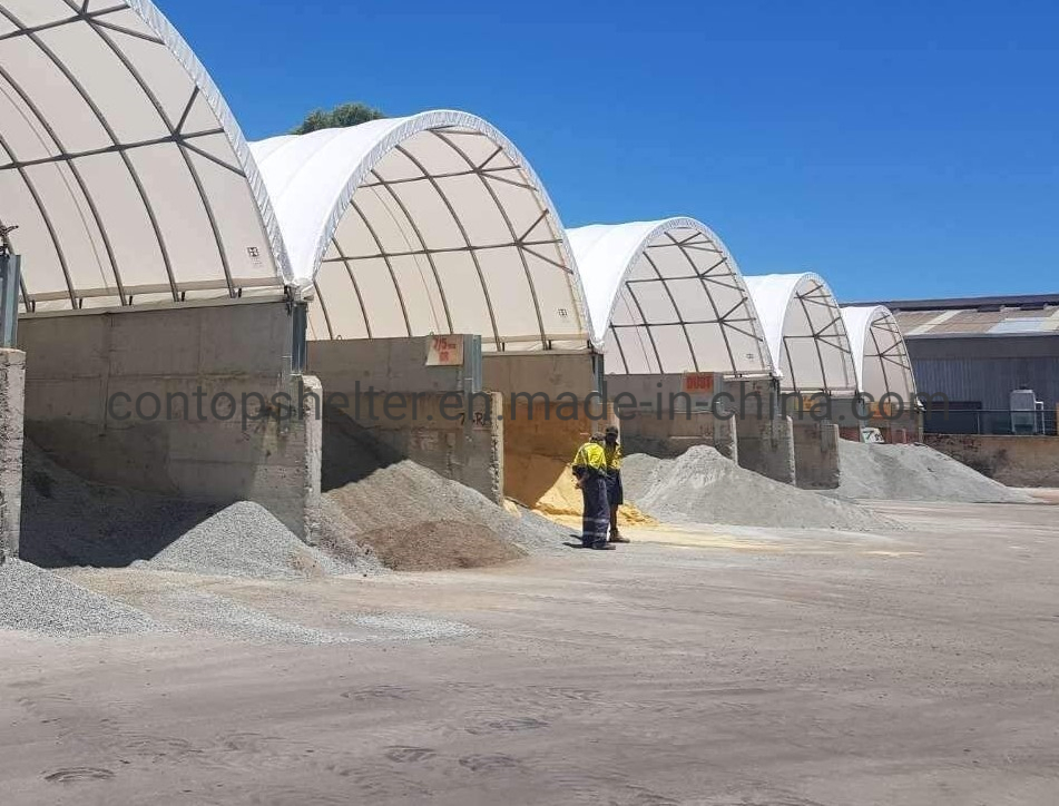 Large High Quality PVC Dome Industrial Shipping Container Shelter Shed for Equipment Storage