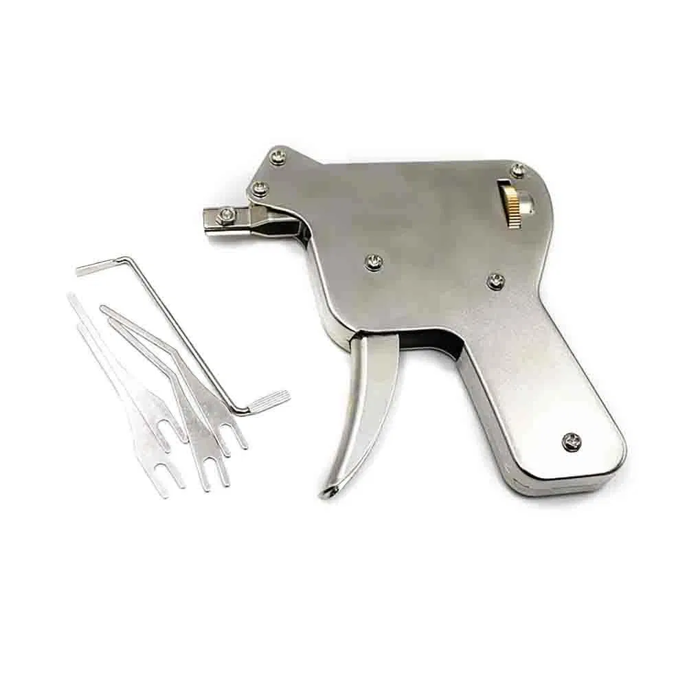 Stainless Steel Door Opener Locksmith Tool Padlock Repair Tools Kit Lock Pick Gun