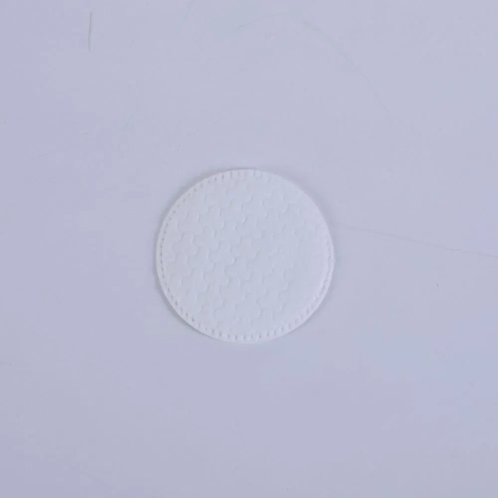 8cm Round Organic Cotton Pads for Makeup Removal