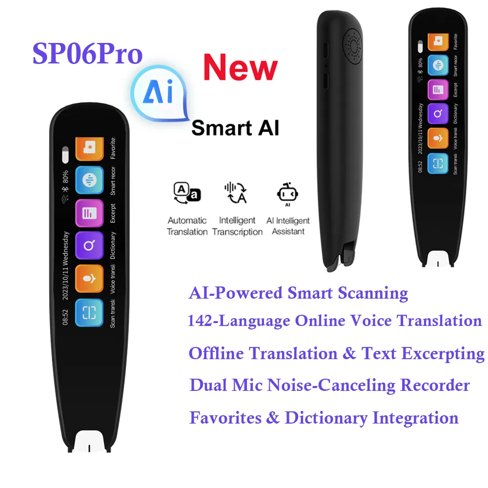 Global version smart pen translator with scanning translation voice translation scanning translation AI function online and offline use SP06Pro