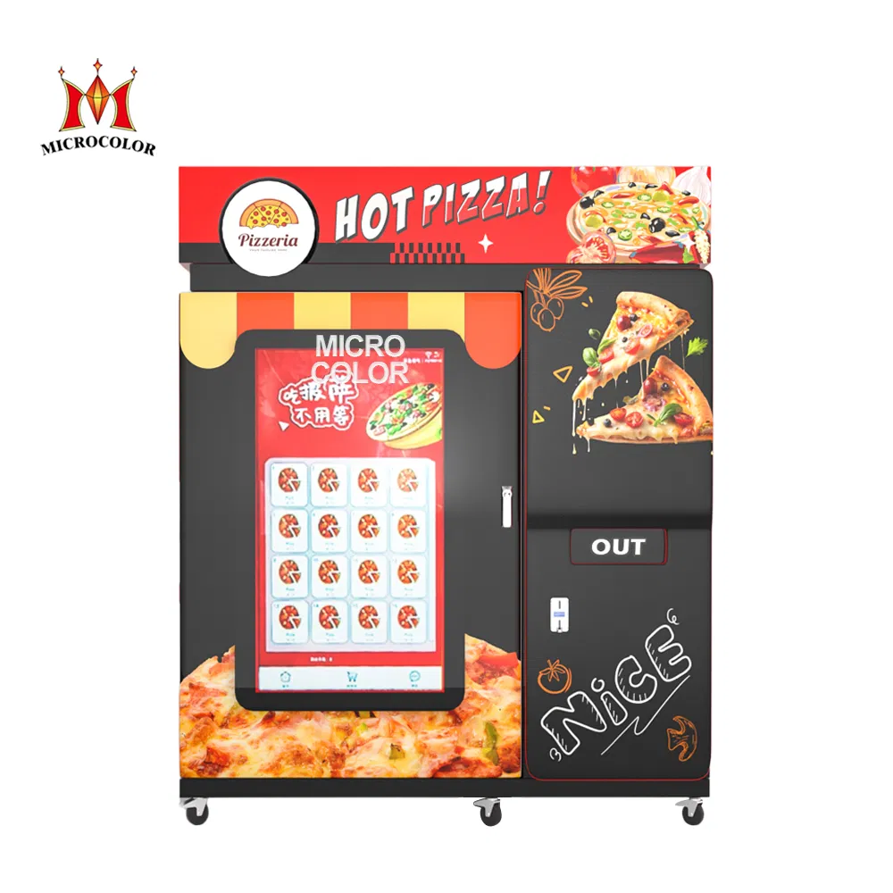 Pizza Vendor Machine Supplier Maquina Expendedora De Pizzas Self Service Vending Machine Fully Automatic Pizza Vending Machine