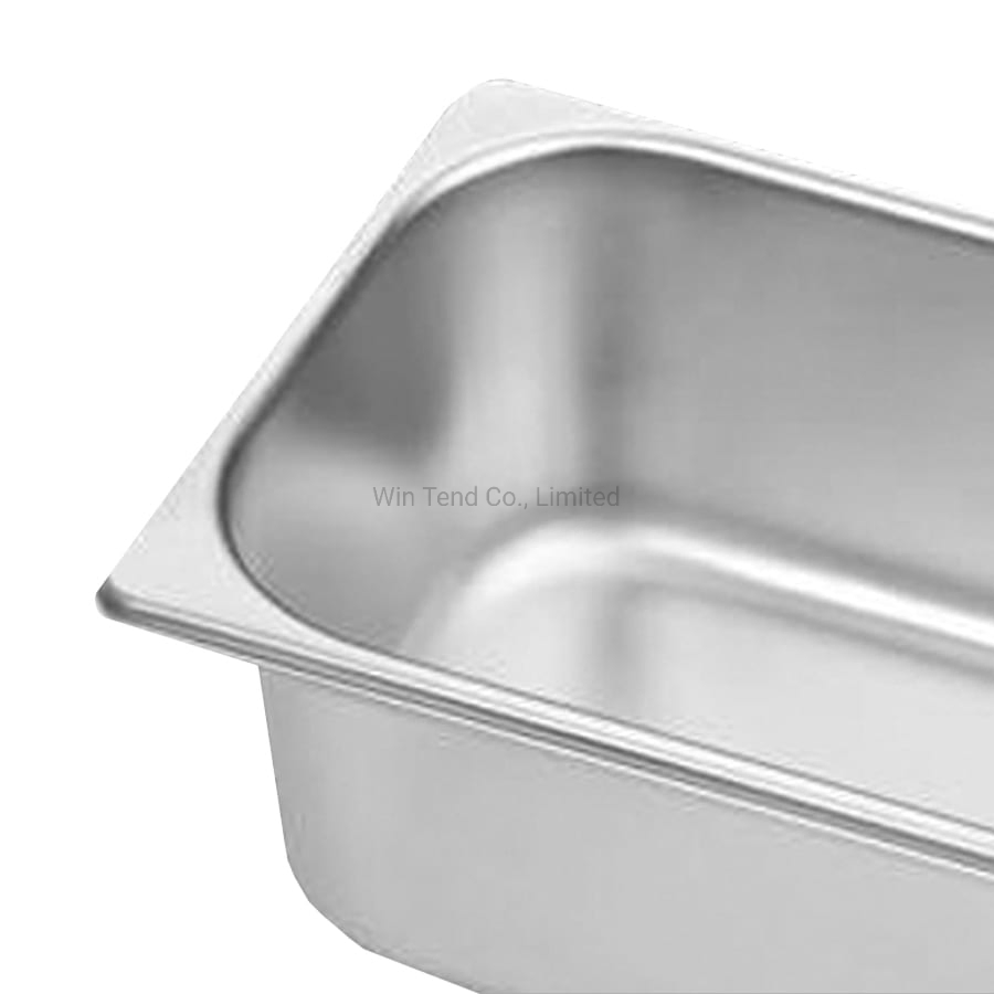 Kitchen Equipment Us Style Stainless Steel 304 Gastronorm Pan with Lid