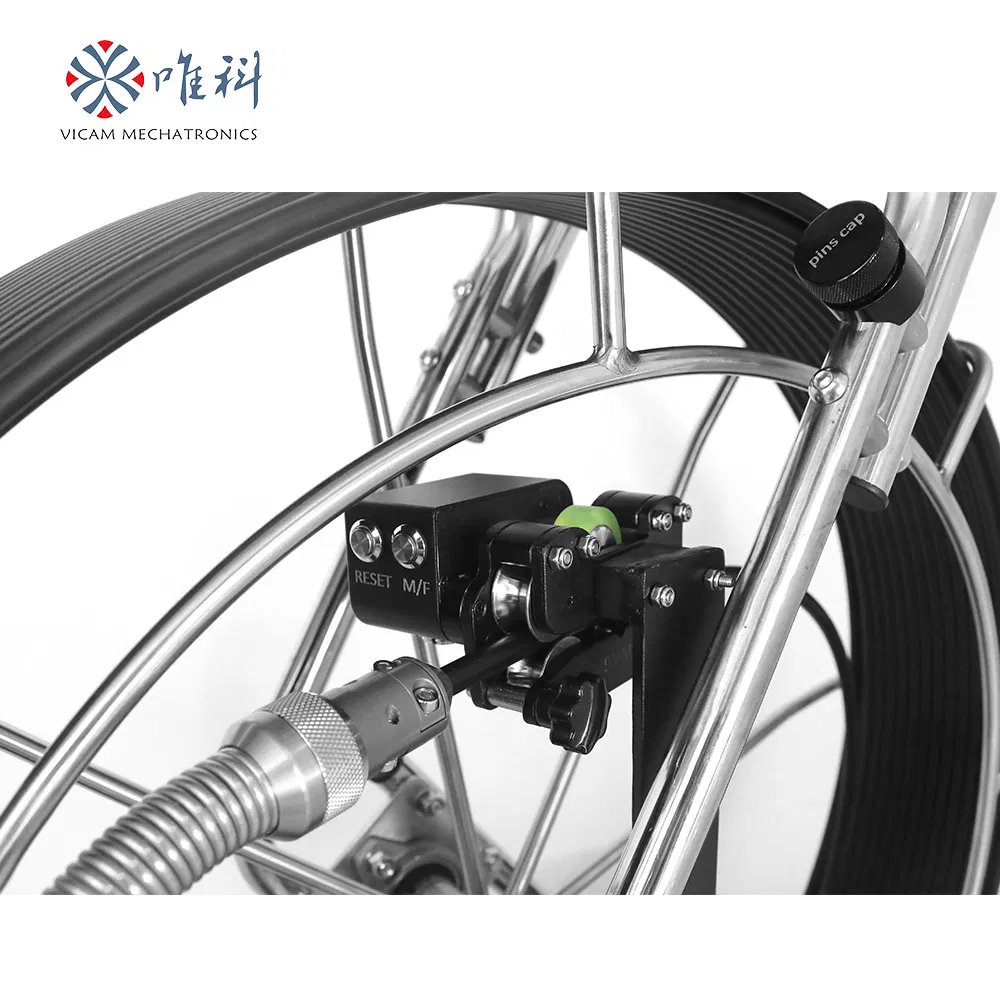 Waterproof 360 Degree Rotate Sewer Drain Pipe Camera with 512Hz Transmitter Camera