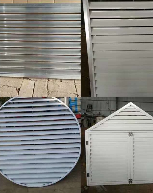 Fasec 600 - Aluminum Louvered Grille Casement Window Screen Electric Louvered Pergola