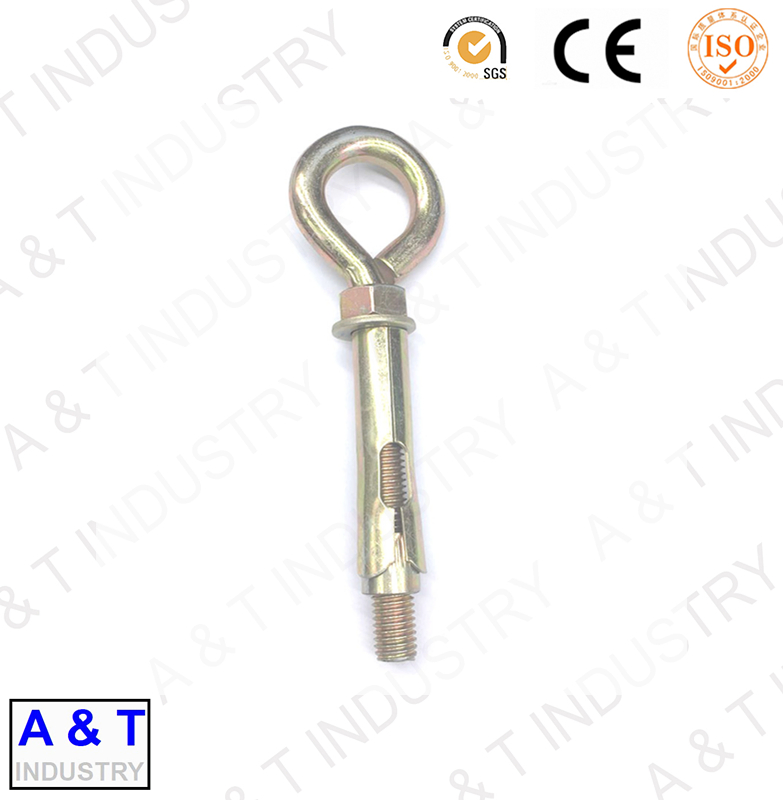 Глазковый болт с распорным анкером, оцинкованный