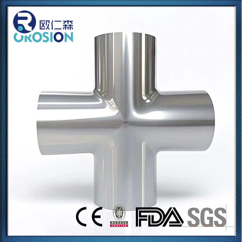 Sanitary Stainless Steel Pipe Welding Cross