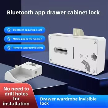 Battery Powered NFC Swipe Mobile Phone Hidden Card Remote Control Cabinet Lock