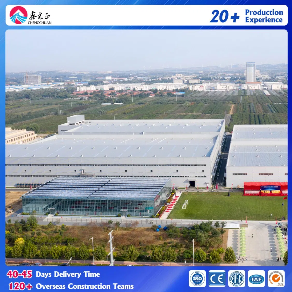 Resistant Coastal Clear Span Logistics Centers Warehouse Kits Workshop Light Heavy Steel Structure with Mezzanine Floor Industrial Storage Solutions