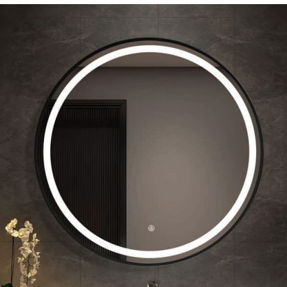4/5mm Wholesale/Silver/Copprt Free/Wall/Furniture/Smart LED Glass Mirror with Bluetooth Anti-Fogger 3lights for Bath Home Decoration