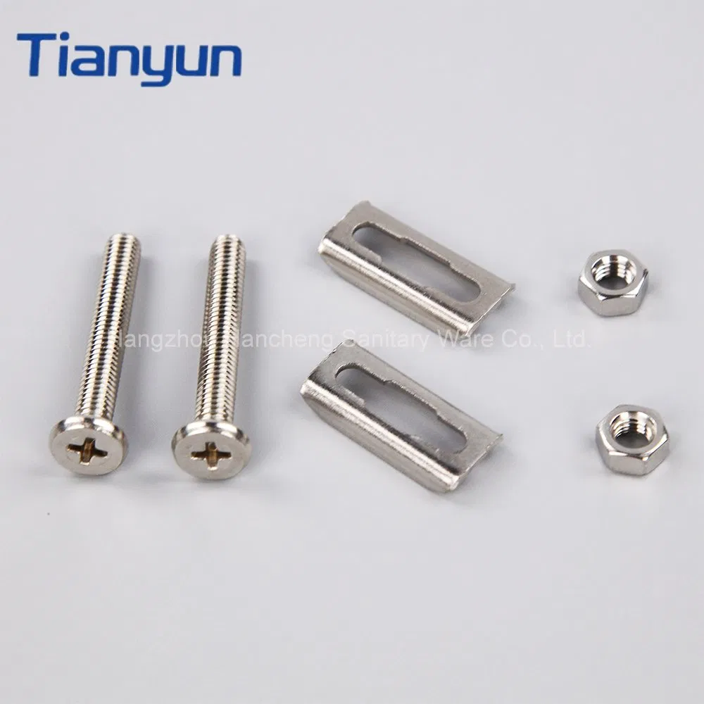OEM ODM Toilet Seat Fittings Universal Metal Bolts Stainless Steel Round Head Screw