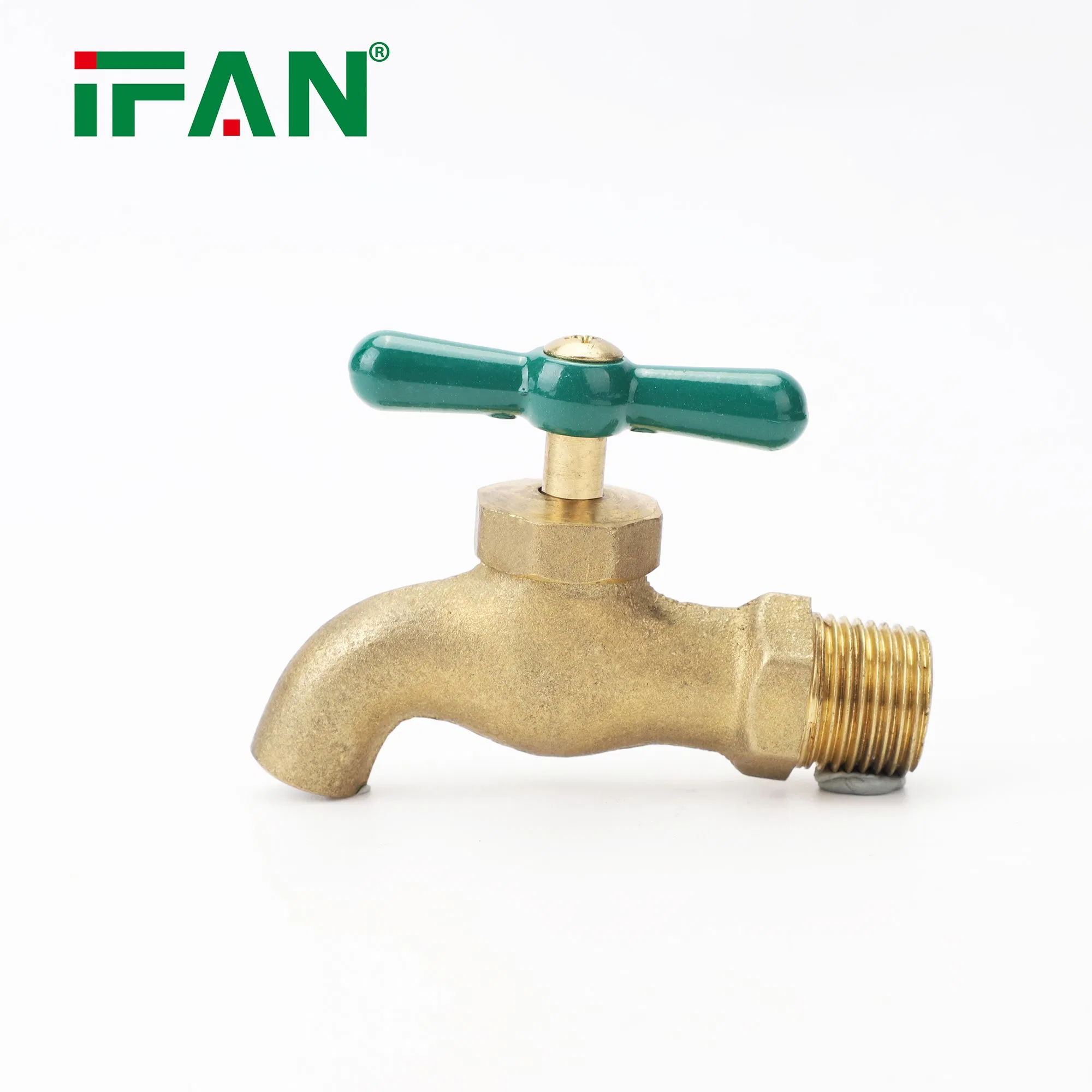 Латунный кран IFAN для воды 1/2" наружный