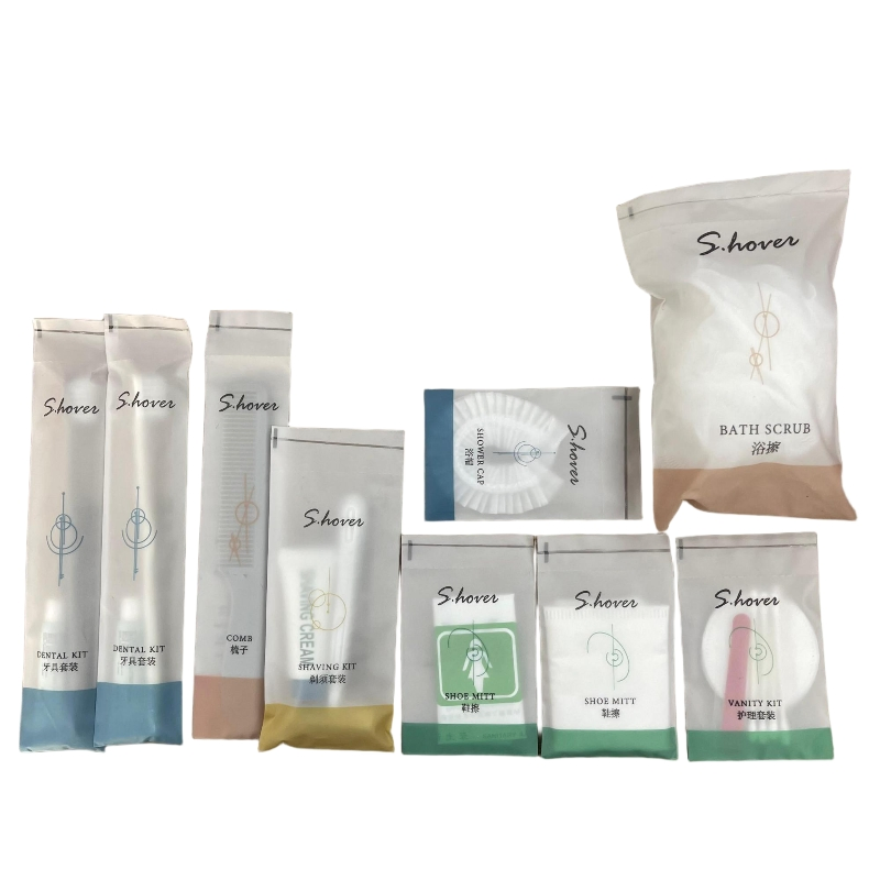 Wholesale Hotel Toiletries Set with Custom Logo and Eco-Friendly Packaging for Hotel Resort