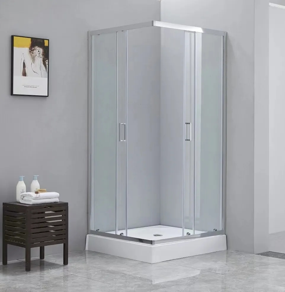Bestselling Custom Size Interior Aluminum Alloy Glass Casement Swing Bathroom Door
