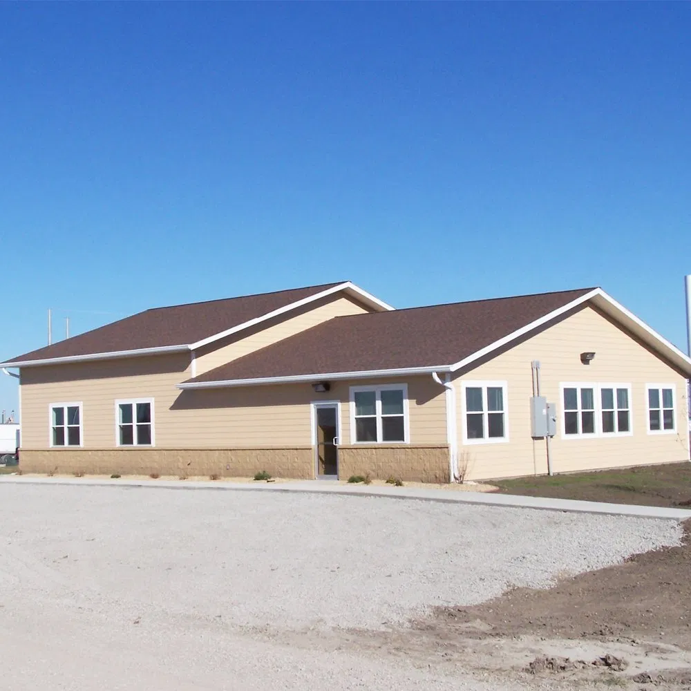 Two Floors Prefabricated House Being Used as Office Building