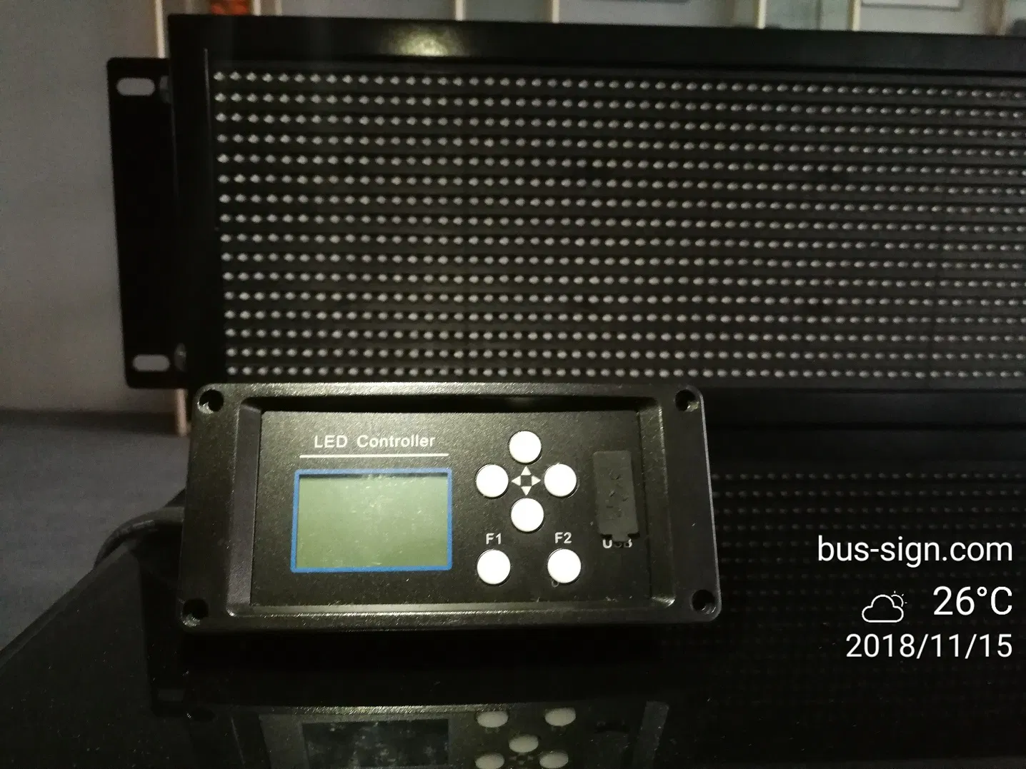 DIP LED Self Inspection Bus Route and Destination Display Sign