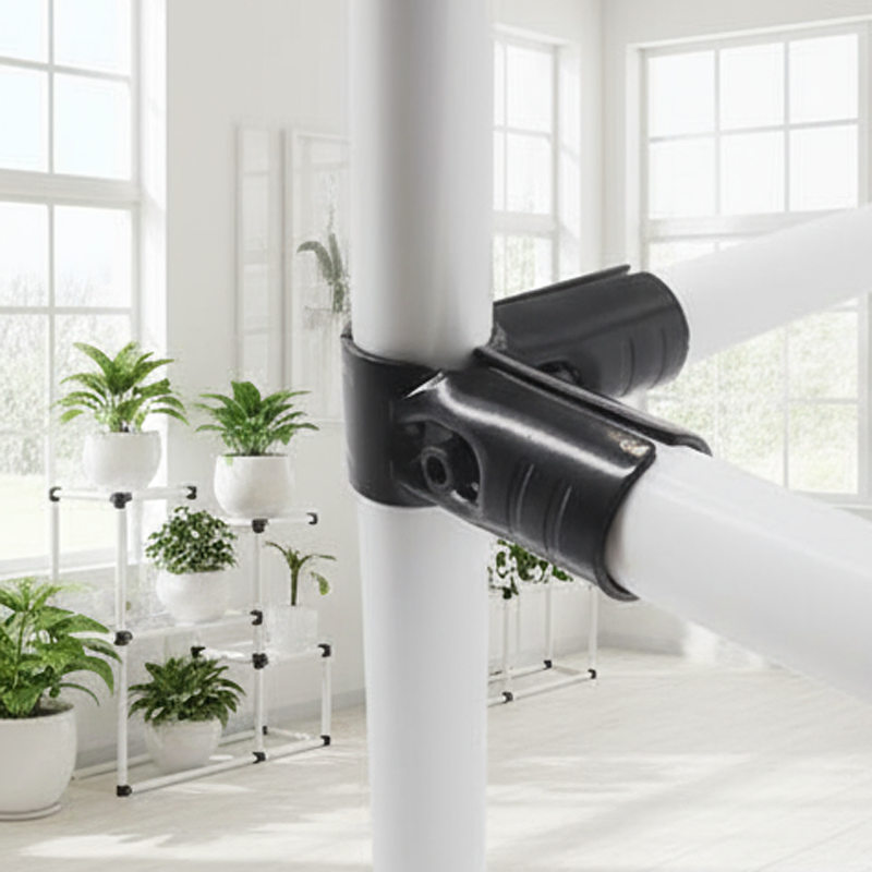 Lean Pipe Metal Joint for Warehouse Rack Industrial Rack Pipe Joint System