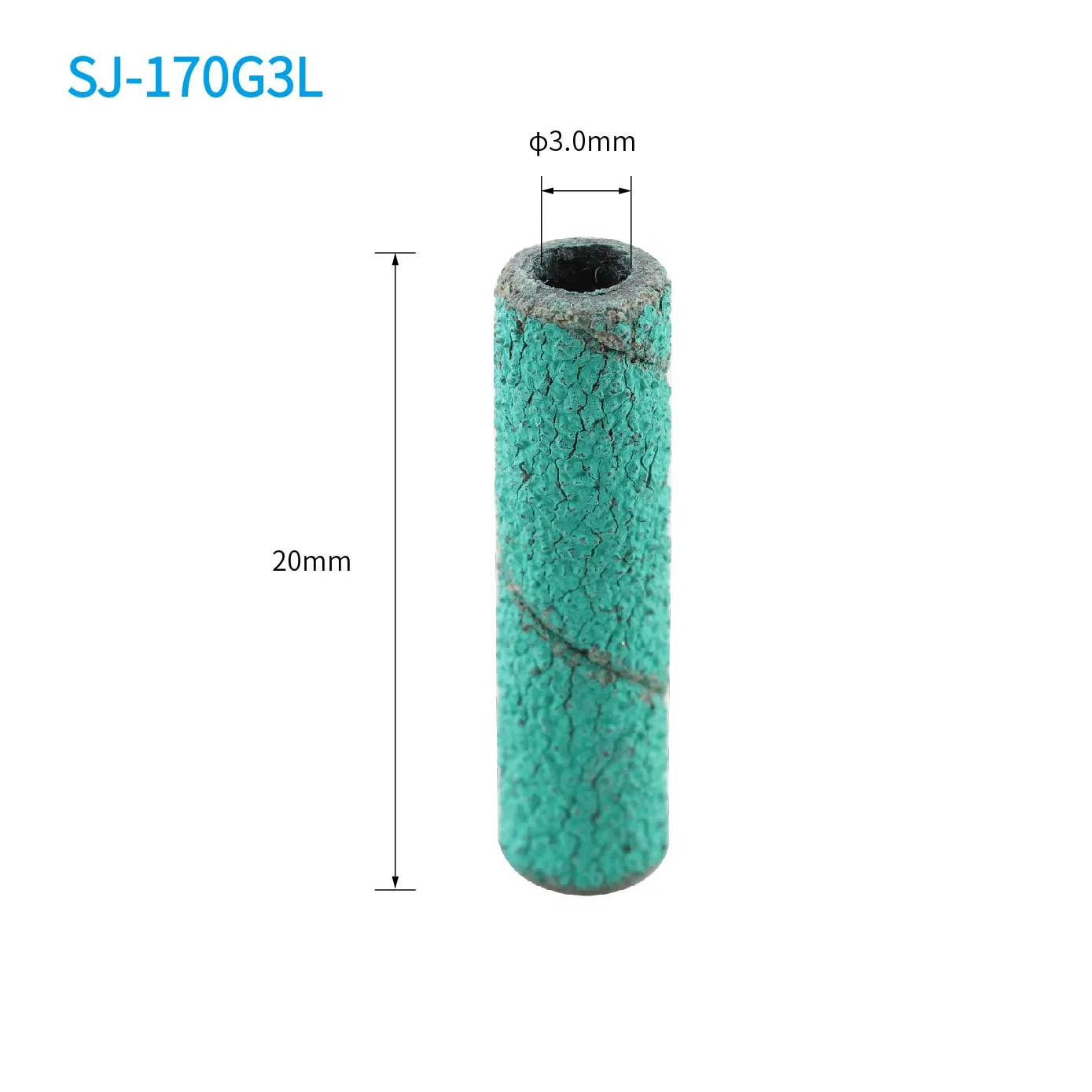 Green Color Extra Long Nail Sanding Grinding Polishing Bands