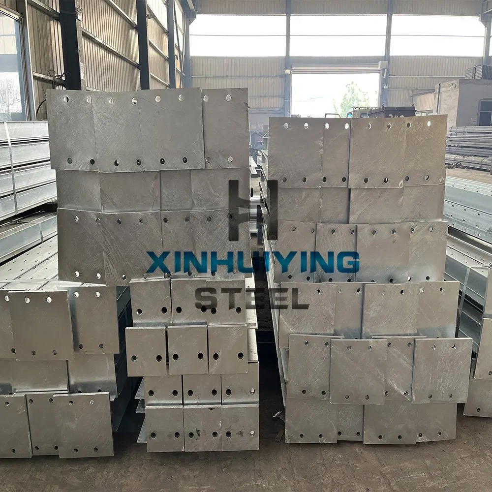 Custom Steel H Post Galvanized H Section Commercial Fencing Post Base Plate