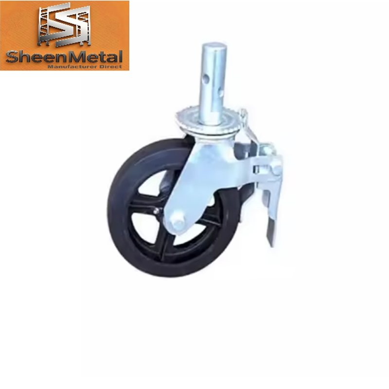 Professional Stem Scaffolding Casters Manufacturer PU Roller Scaffold Caster