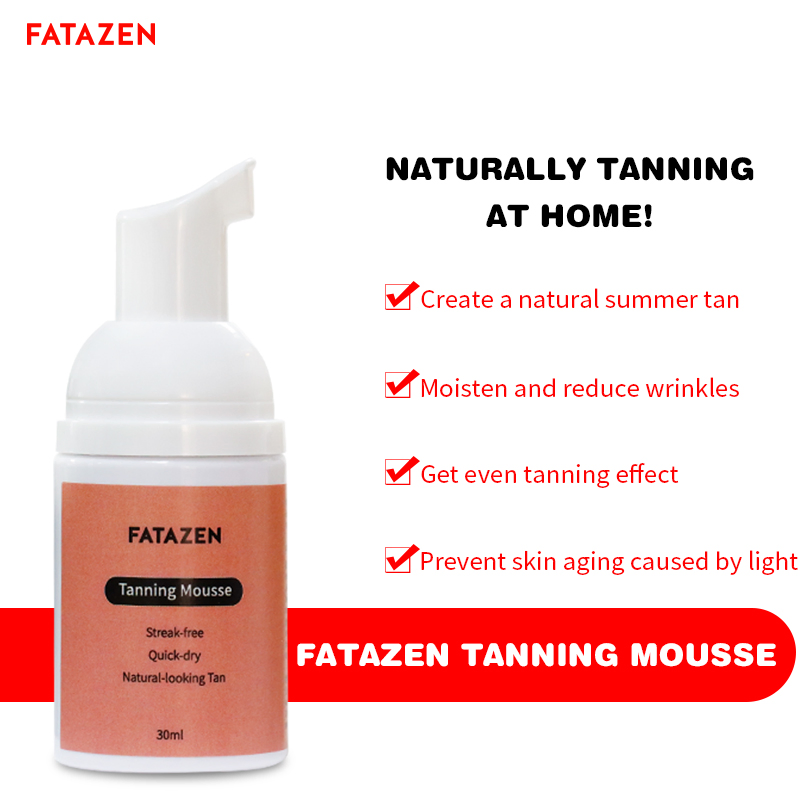 Natural Bronzer Healthy Complexion Mild Non-Greasy Moisture Instant Sunless Tanning Mousse