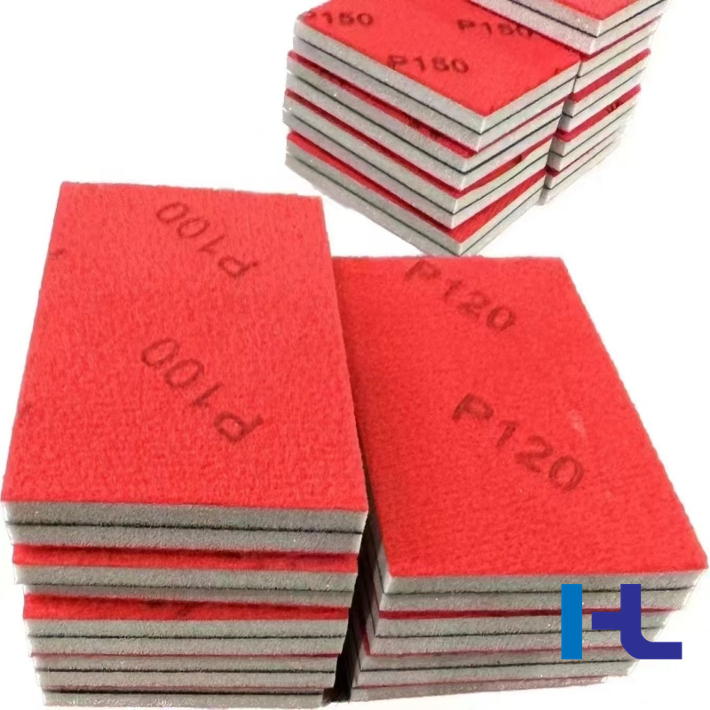 60 80 100 120 180 220 240 280 320 Grit Oblique-Sided Spot Diamond Sponge Sanding Block Wood Working Polishing Sponge