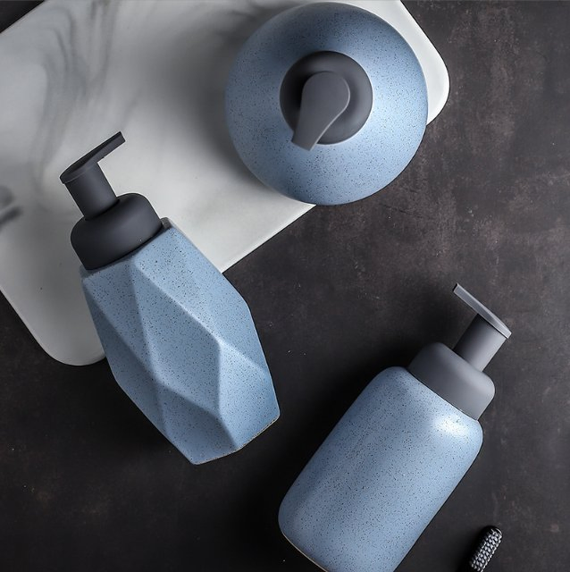 Organized Single Ceramic Soap Dispenser for Daily Use Home Hotel