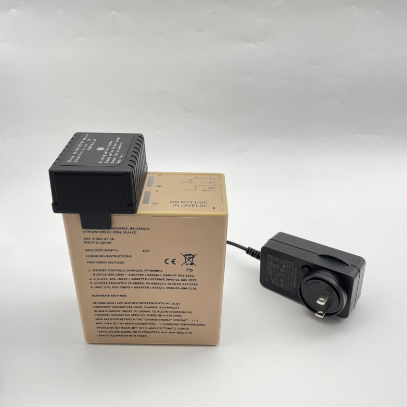 PTC-2590L Universal Charger Supports Li-ion Bb-2590/U, NiMH Bb-390A/U, and NiCd Bb-590/U Batteries