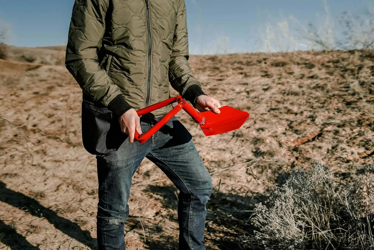 Hot Foldable Compact Alloy Durable Tempered Steel Survival Ordnance Shovel