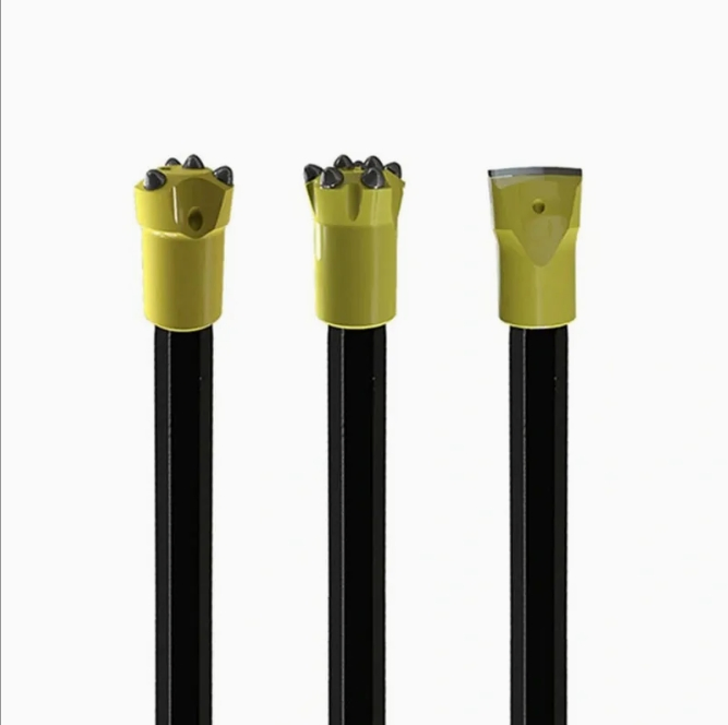 Конусная геотехническая буровая штанга с резьбой