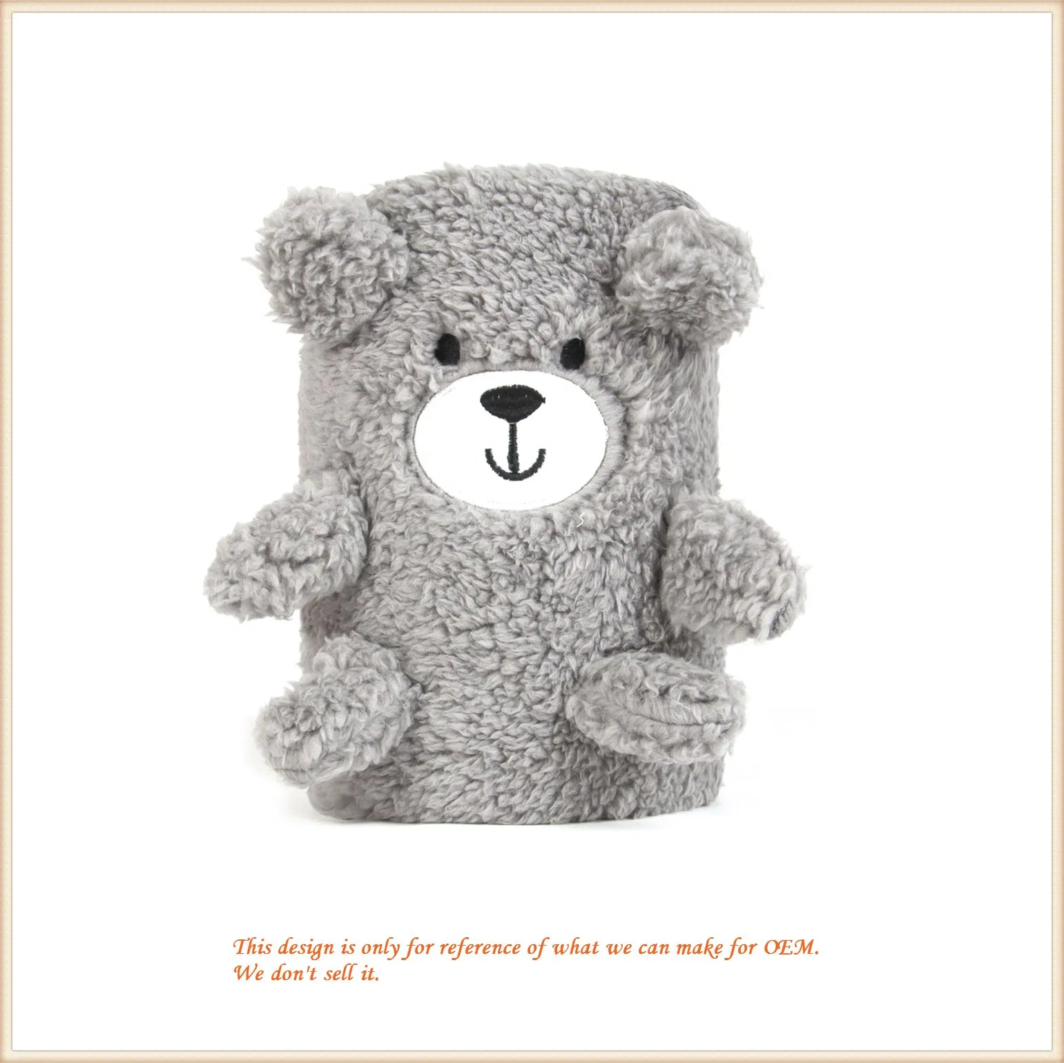 Customized Baby Animal Soft Carpet Office Nap Blanket Toy