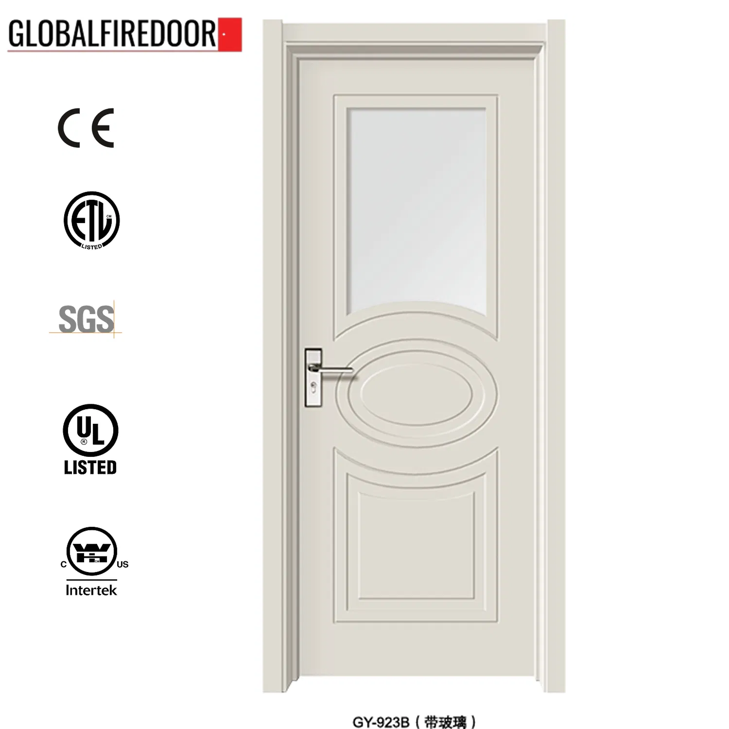 UL Listed HPL Fulsh Door for Hotels Hospitals