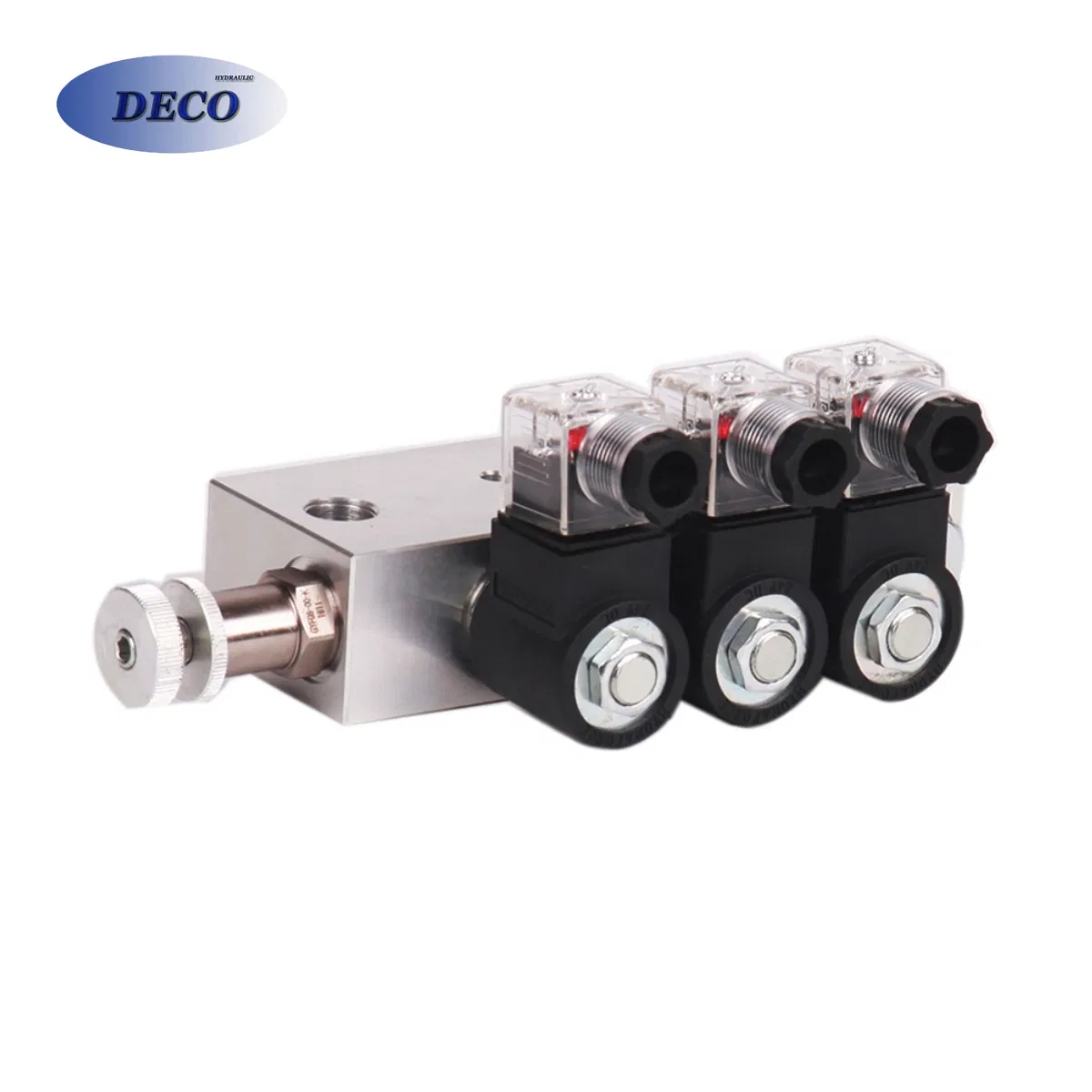 CNC Machining Compact Hydraulic Valve Manifold Block Integrated Solenoid Valve