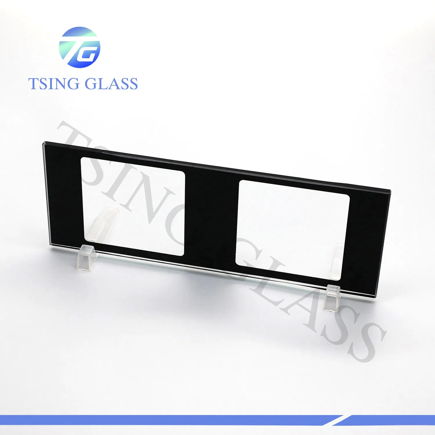 Customized Acid Etched Surface Silk Screen Printing Glass
