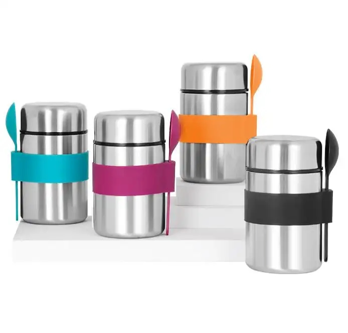 Детский термос для еды 400 мл с ложкой, BPA-Free