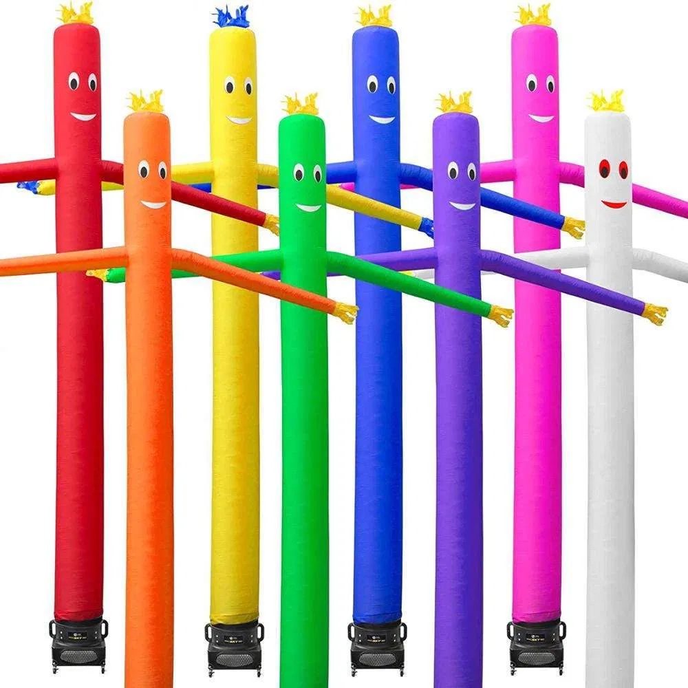 Customized 6m inflatable sky dancer inflatable air dancer inflatable dancing tube man for advertising