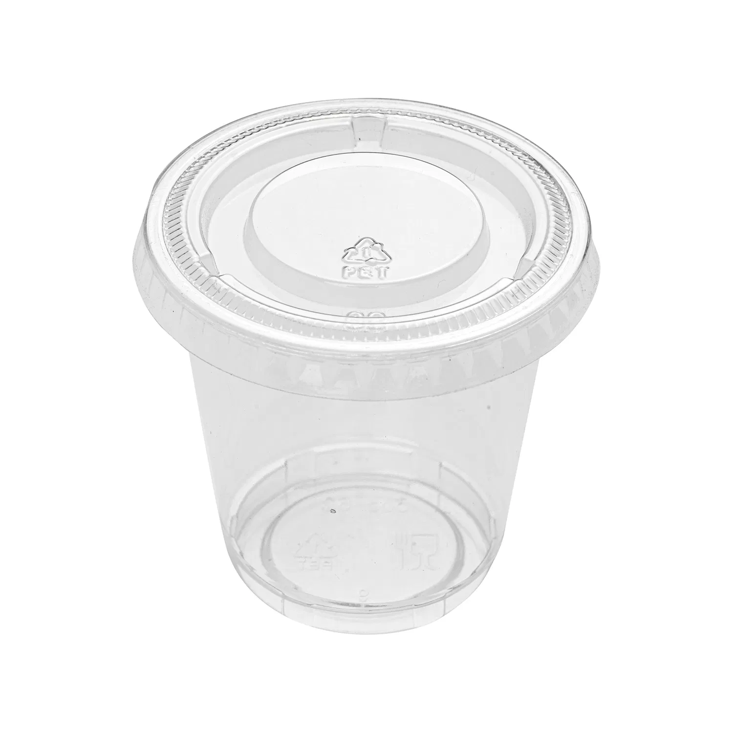 Одноразовые стаканы для мороженого PET с крышкой