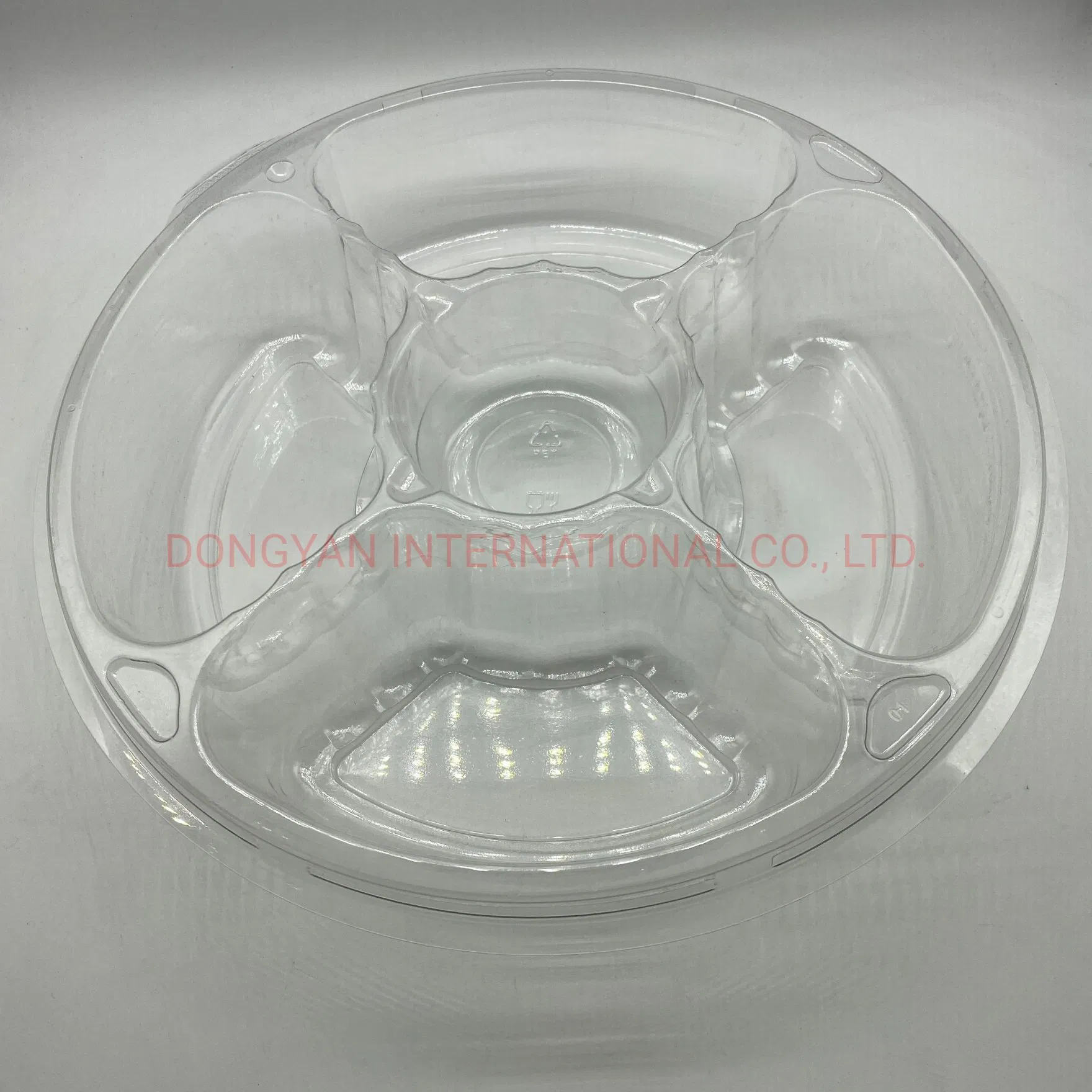 5 Component Container Plastic Tray Box Snack Food Blister Tray with Winko