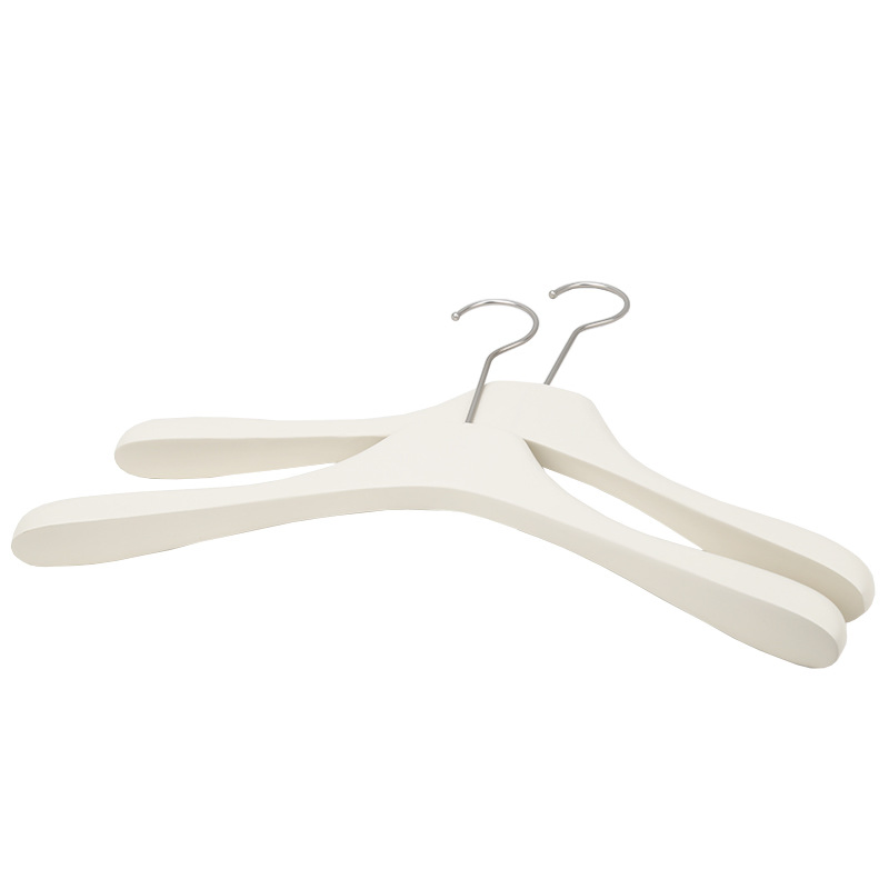 Premium Quality Strong Trouser Hanger Flat Head Custom Solid Wood Non-Slip Hangers for Garment Display