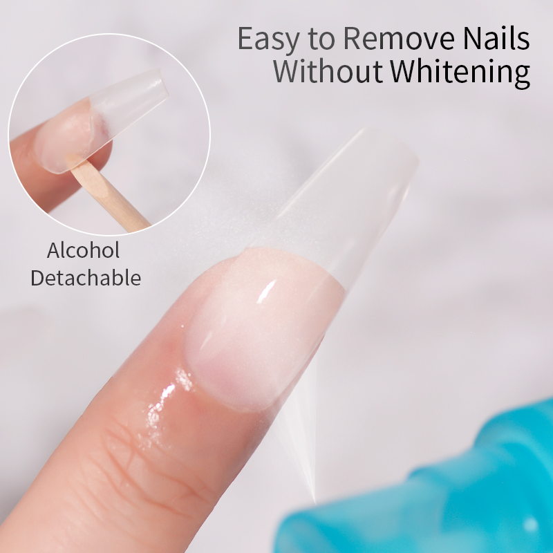R S Nail OEM ODM 30g Press on Nail Gel Tips Glue UV Gel Polish Nail Extension Adhesive Diamond Gel Nail Glue for Nail Art Salon